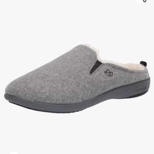 Men's Spenco Charcoal Gray Dundee Lined Slippers, Size 8D